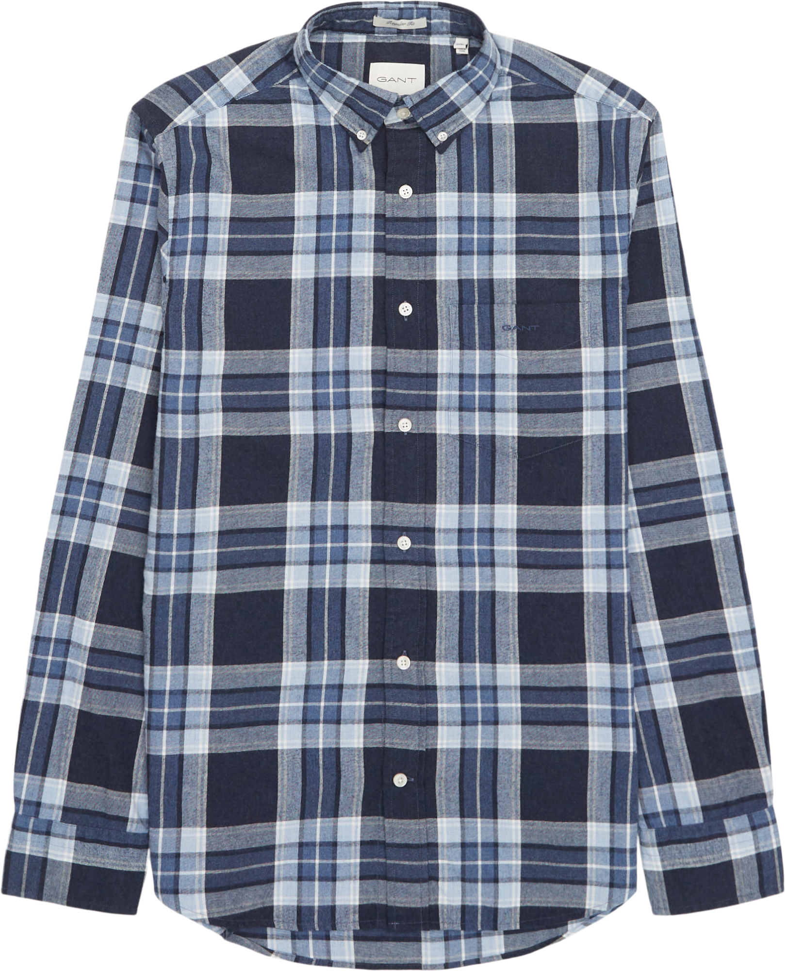 Gant REG TARTAN MELANGE CHECK SHIRT