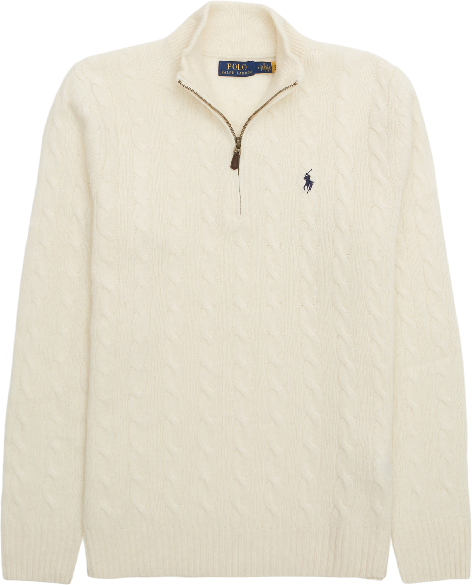 Polo Ralph Lauren Cable Knit Wool Cashmere Striktrøje