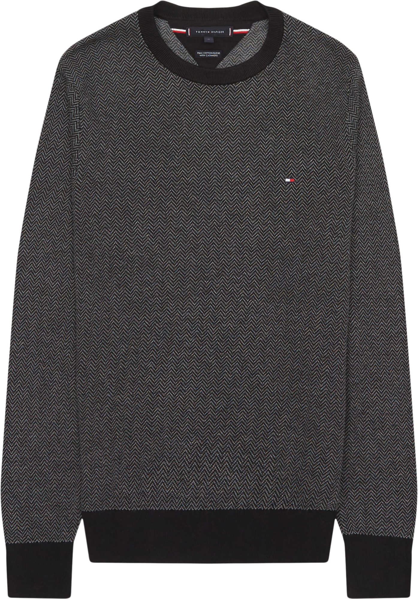 Tommy Hilfiger Pima Cash Herringbone Strik