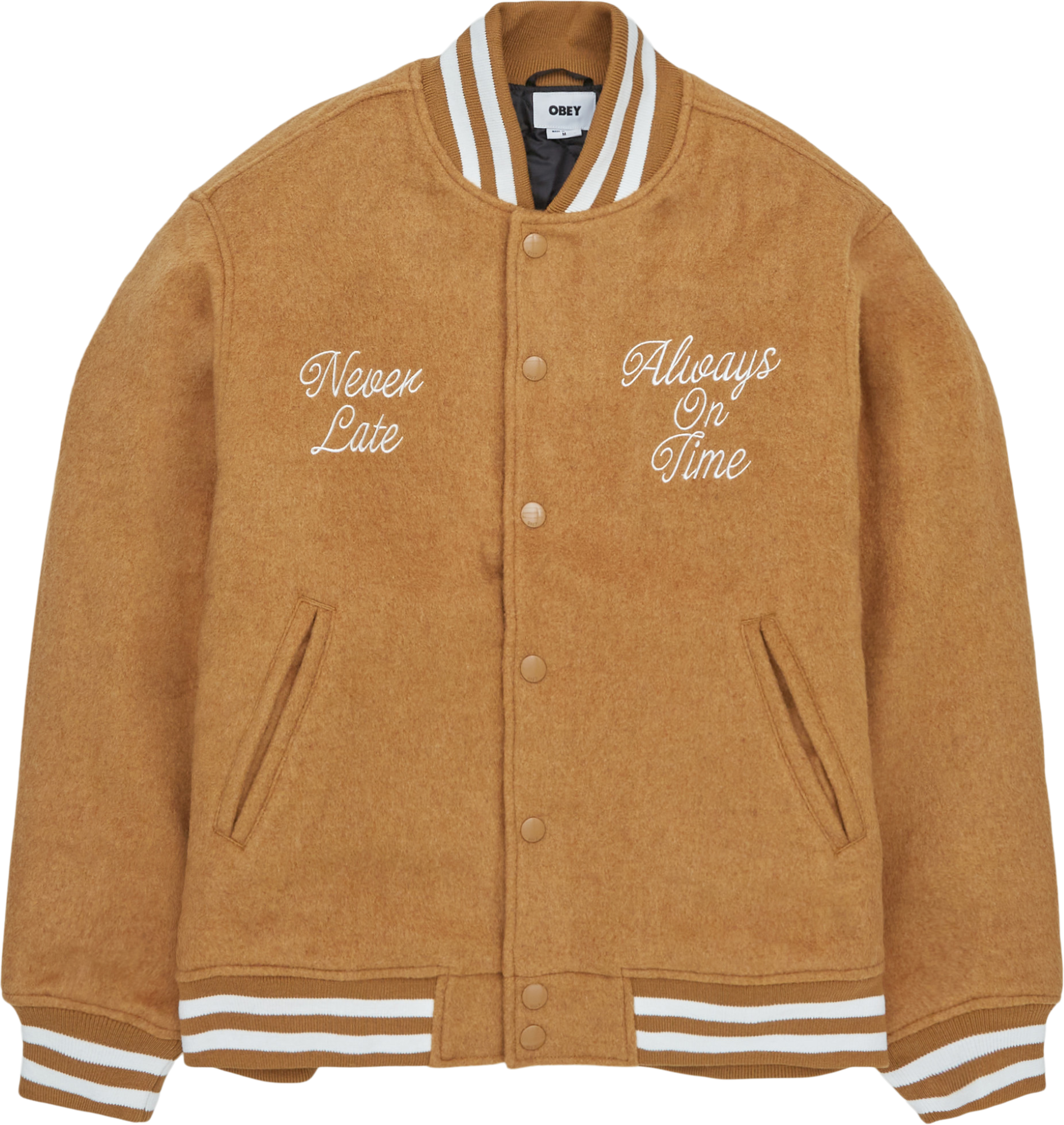 Obey Time Varsity Jacket