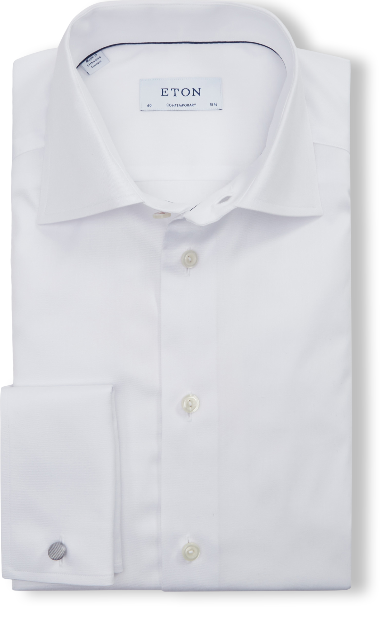 Eton 3000 Twill French Cuff Skjorte