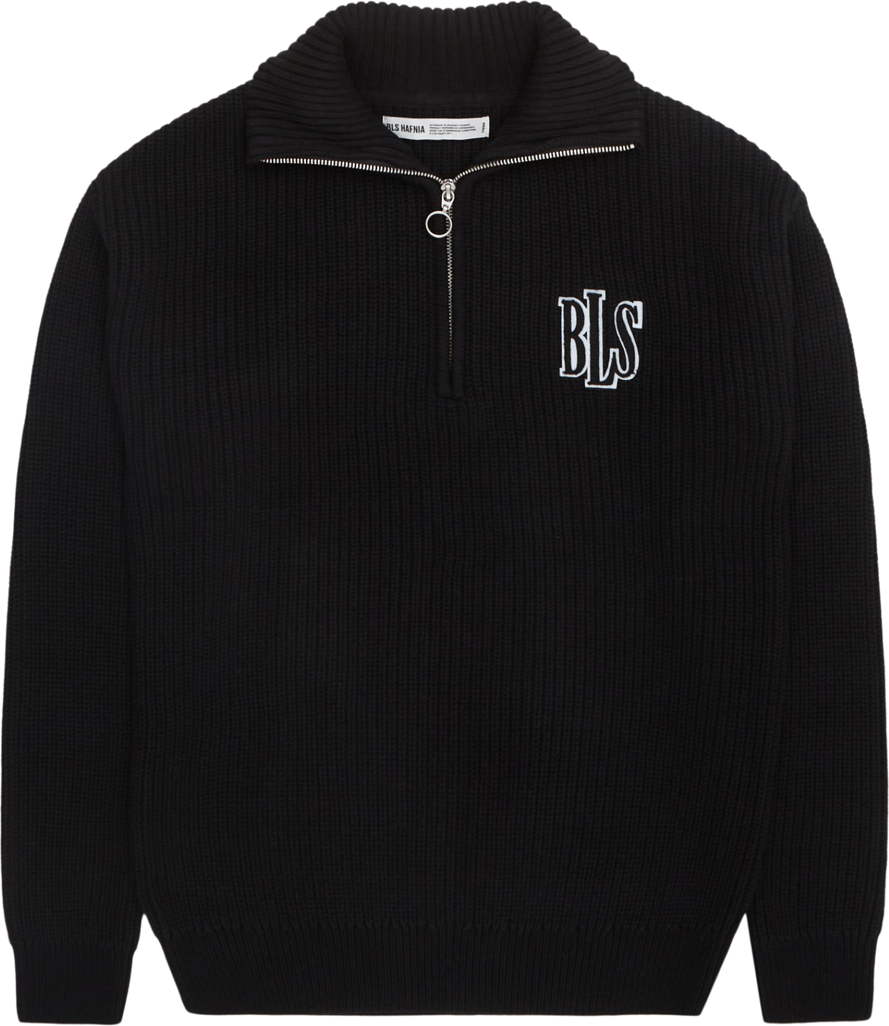 BLS  APPLIQUE ZIP UP KNIT STRIK (04
