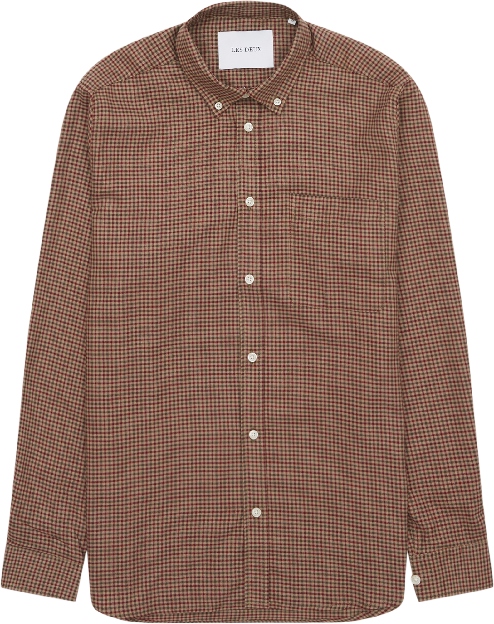 Les Deux Konrad Check Flannel Skjorte