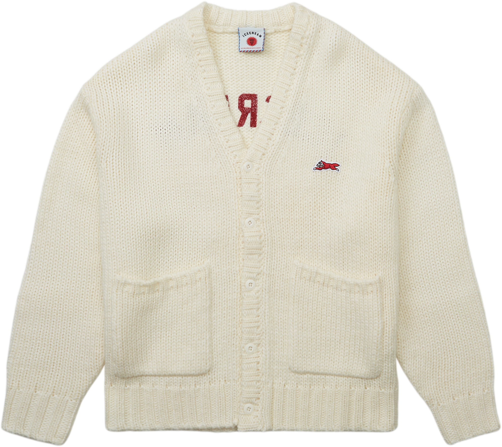 Icecream COLLEGE KNITTED CARDIGAN STRIK