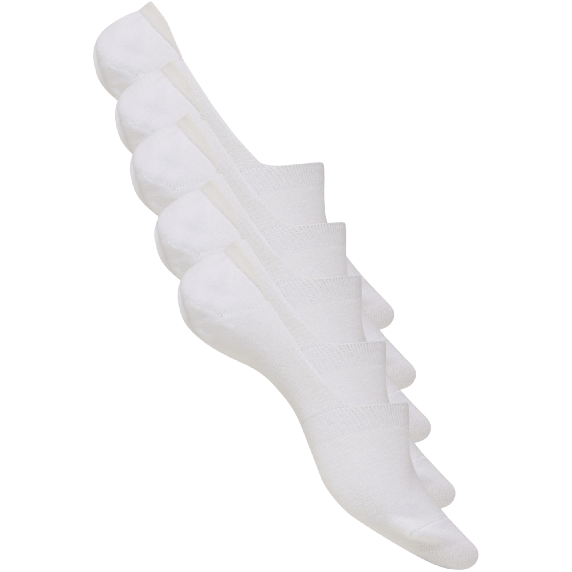 URBAN QUEST 5-pack bambu No Show strumpor