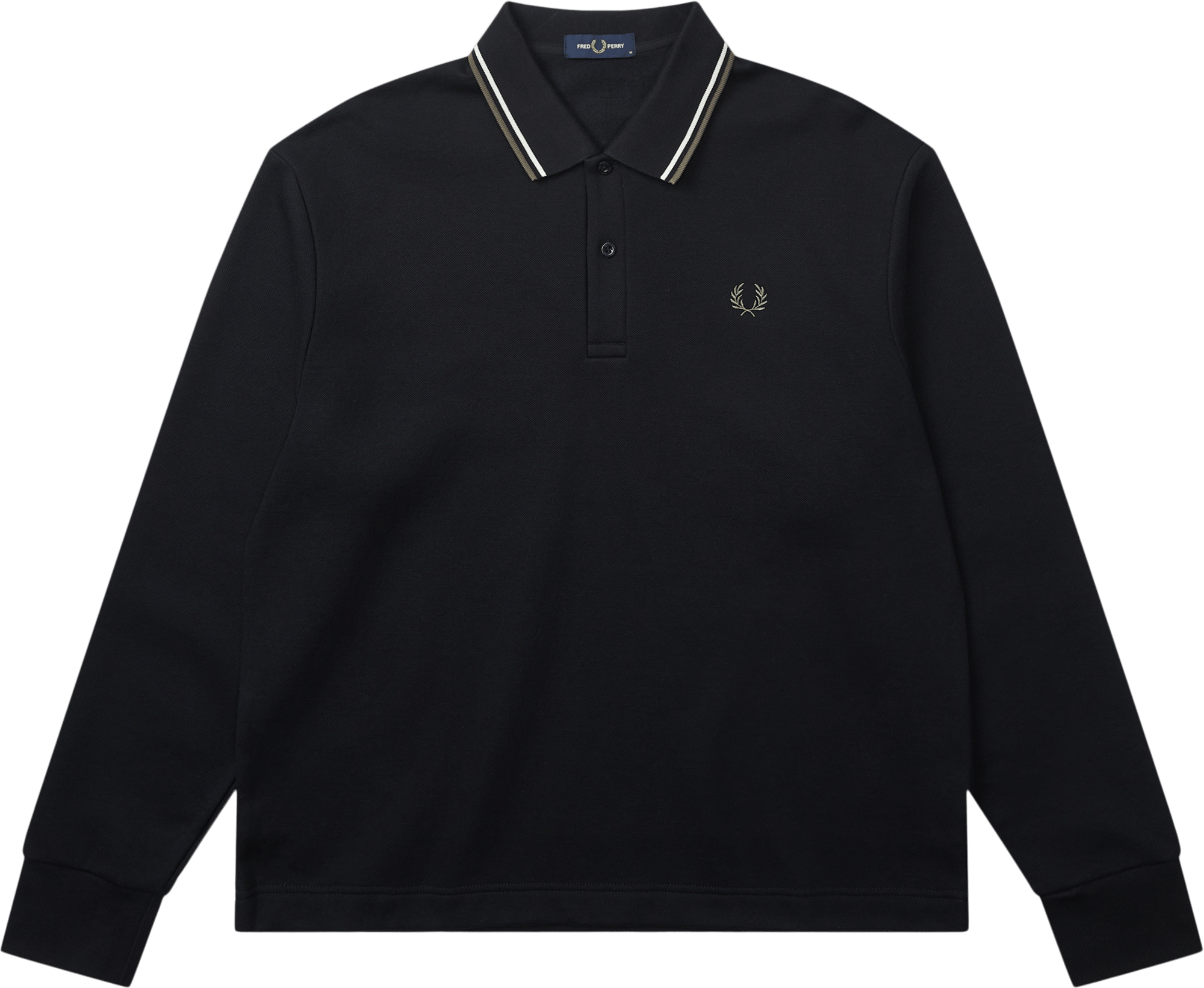 Fred Perry TIPPED COLLARED SWEATSHIRT M34