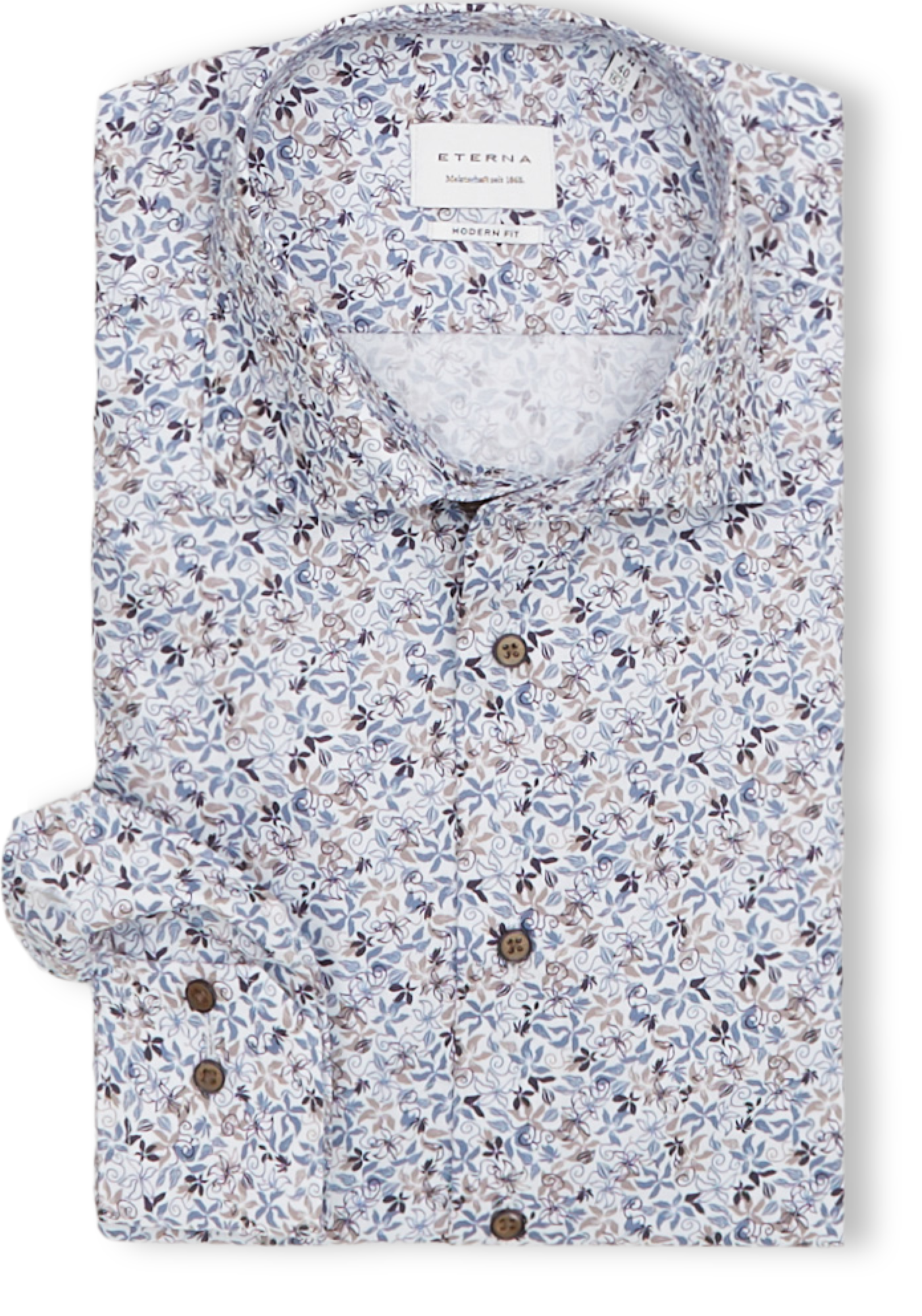 Eterna Flower Printed Skjorte