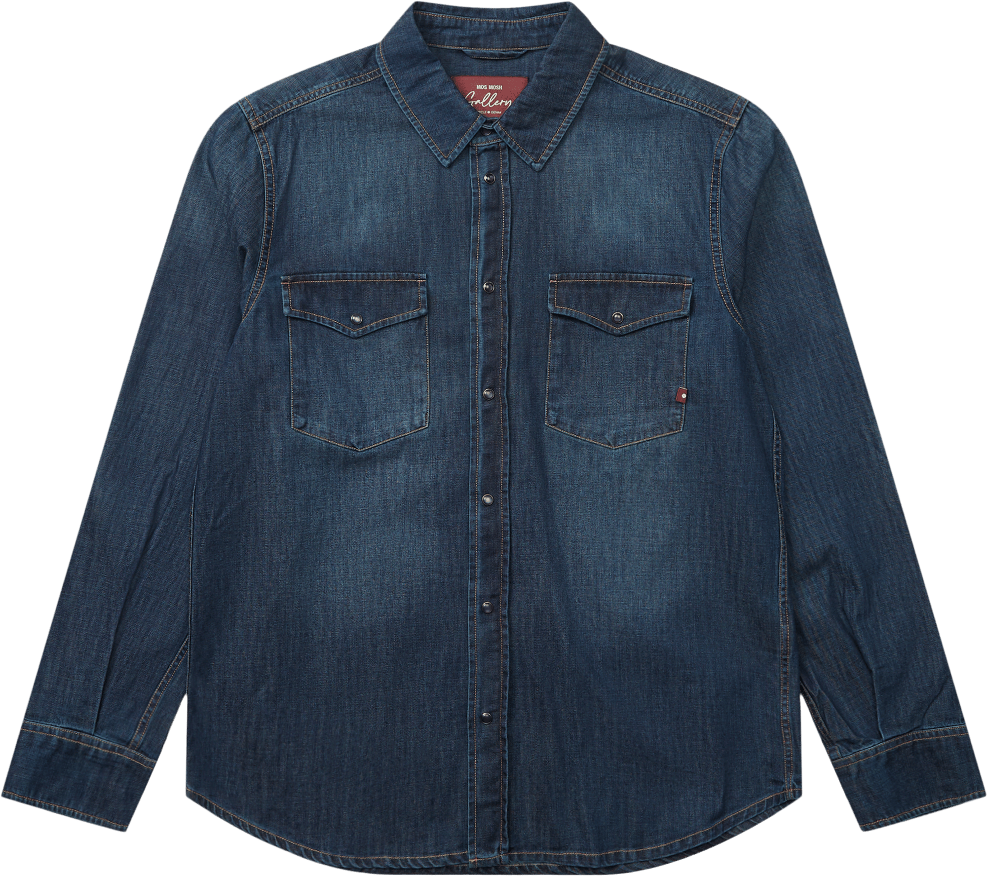 MOS MOSH GALLERY  DAVID SNAP DENIM SHIRT 510980