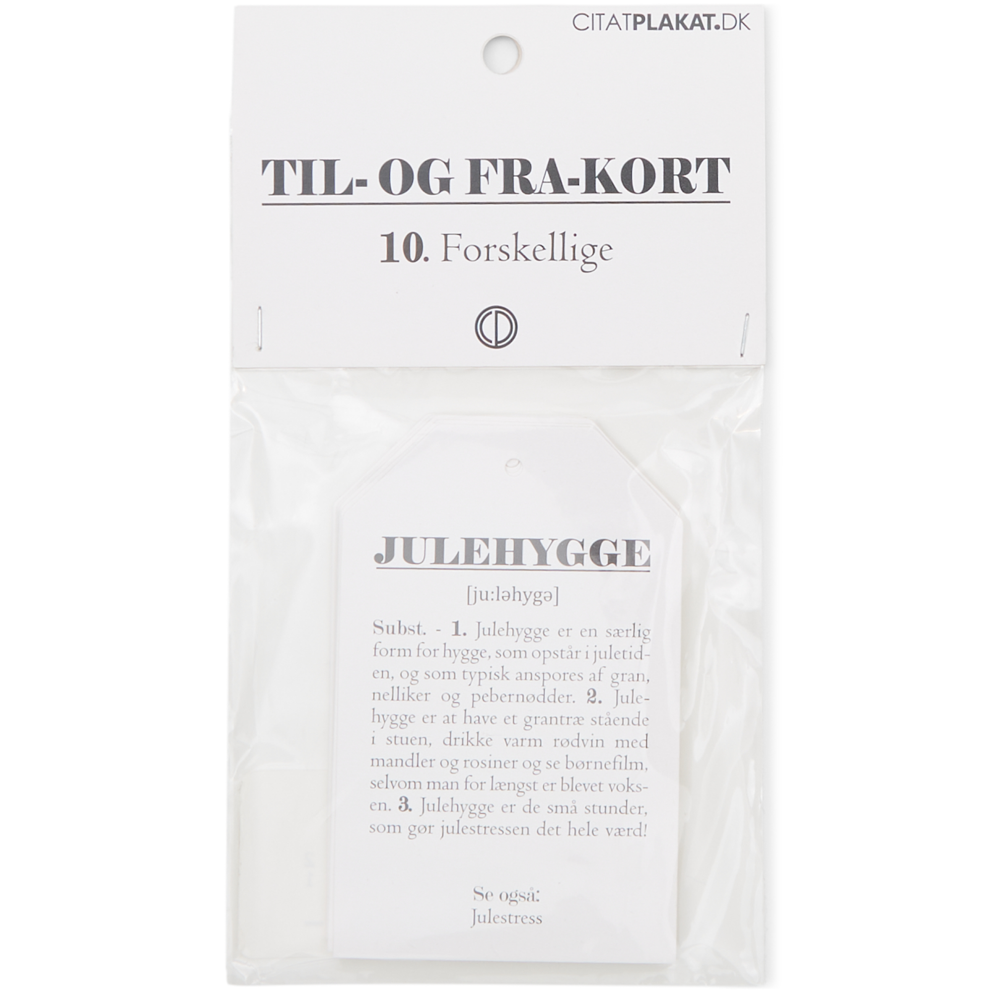 Citatplakat DEFINITION TIL OG FRA KORT 10