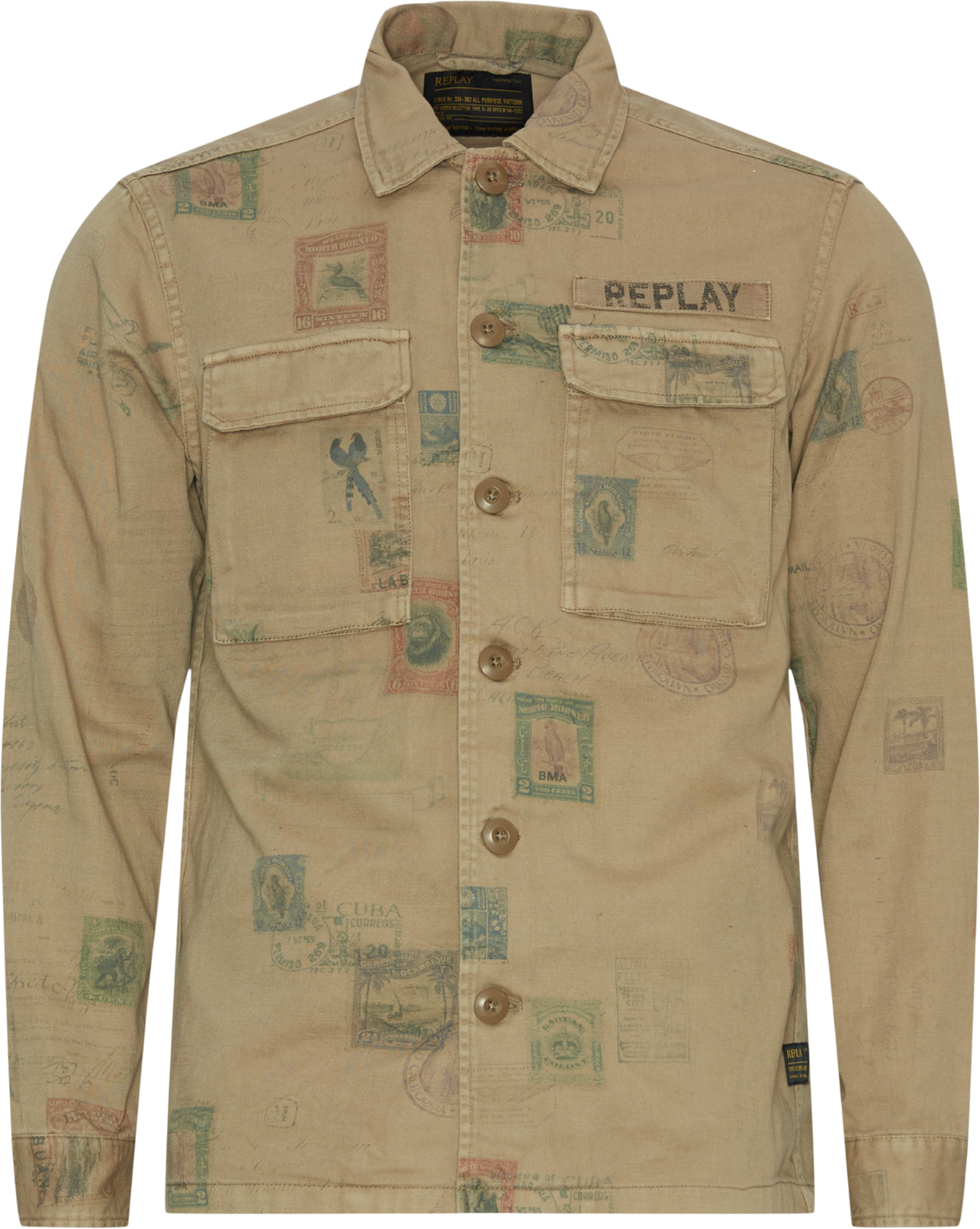 Replay All-Over Print Overshirt
