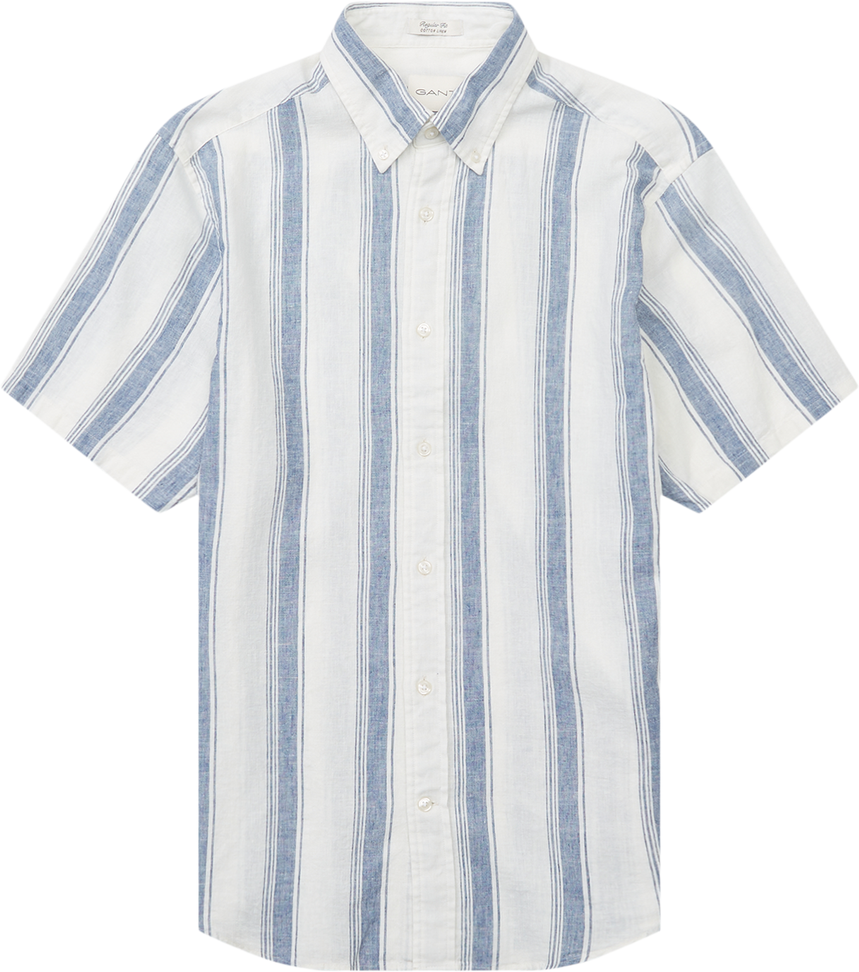 Gant Cotton Linen Stripe Skjorte