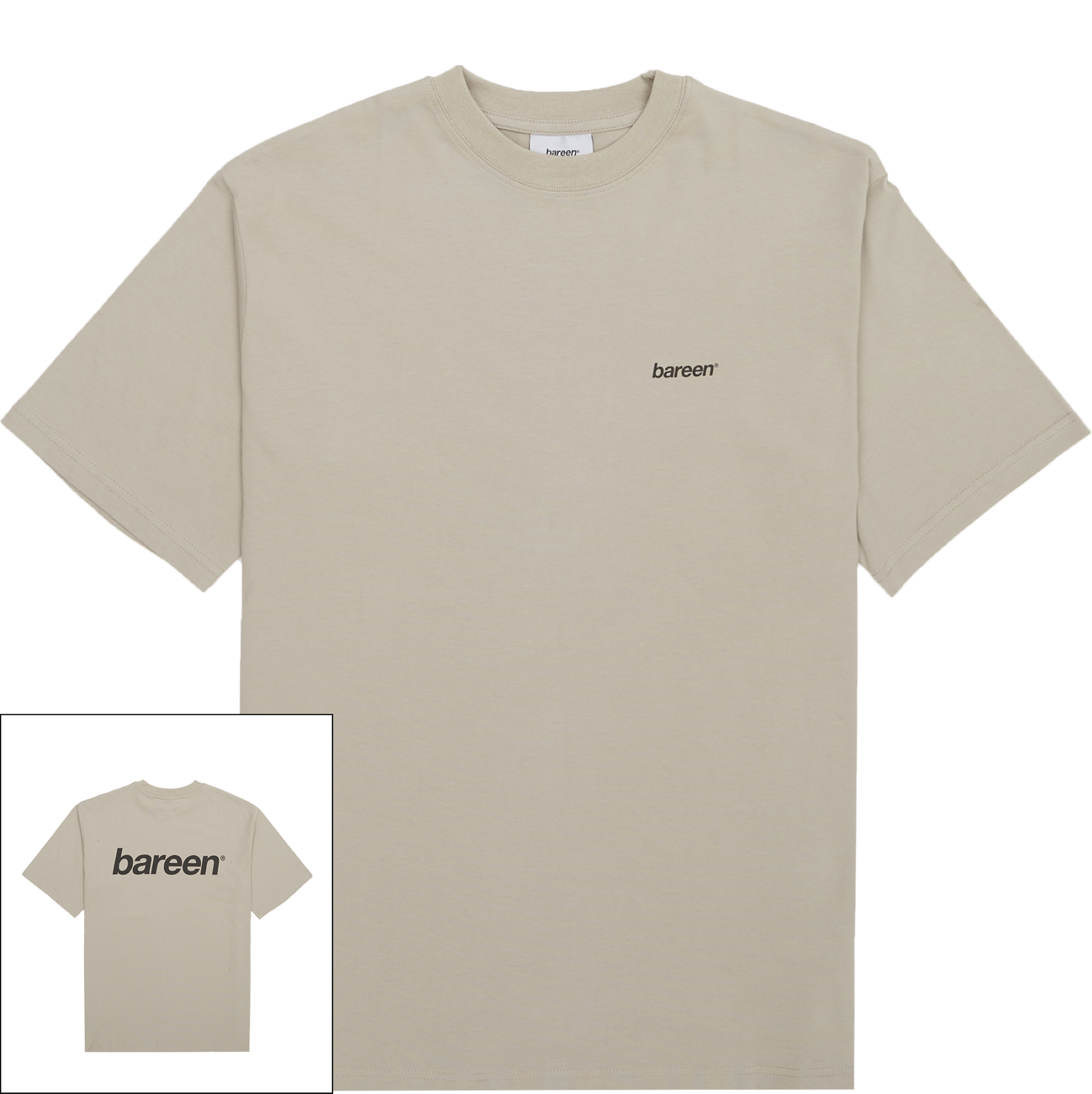 Bareen Box Fit Heavy Tee Logo BET200244