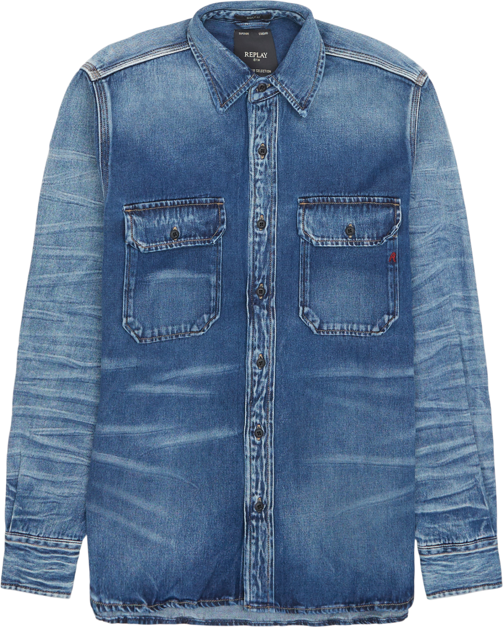 Replay M4074 Denimskjorte