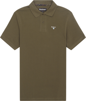 Tailored Fit / Tartan Polo T-Shirt / Olive