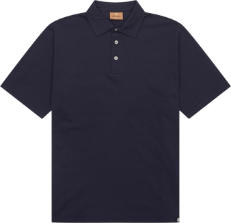Regular Fit / Borg Polo T-Shirt / Navy