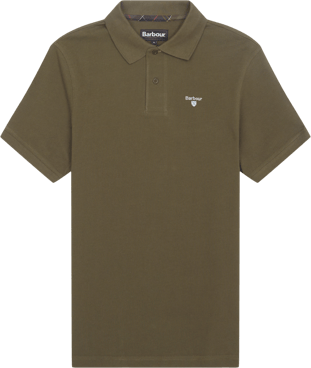 Tailored Fit / Tartan Polo T-Shirt / Olive