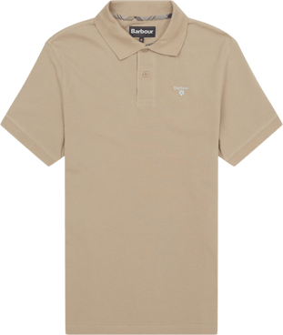 Tailored Fit / Tartan Polo T-Shirt / Sand