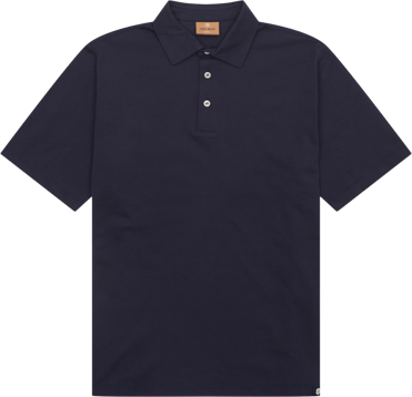 Regular Fit / Borg Polo T-Shirt / Navy