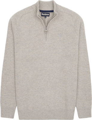 Grangetown Half-Zip Strik GRÅ Barbour