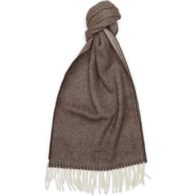 WOOL HERRINGBONE SCARF 9920248 BROWN Gant €78