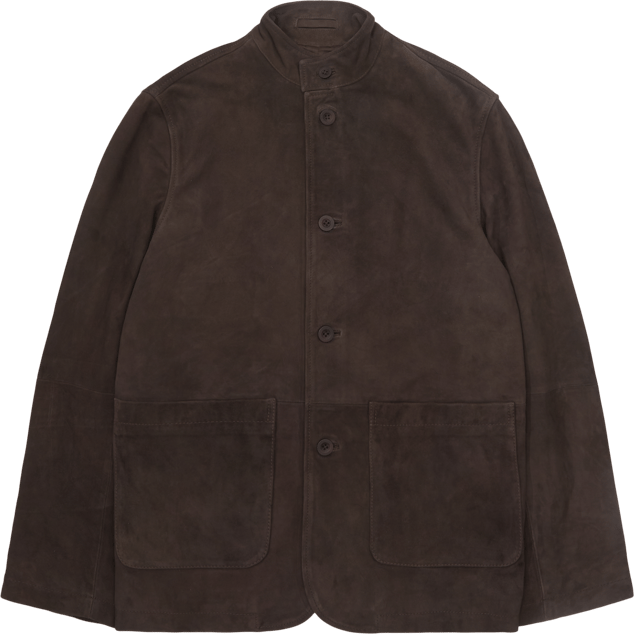 Regular Fit / Honk Ruskindsjakke / Dark Brown