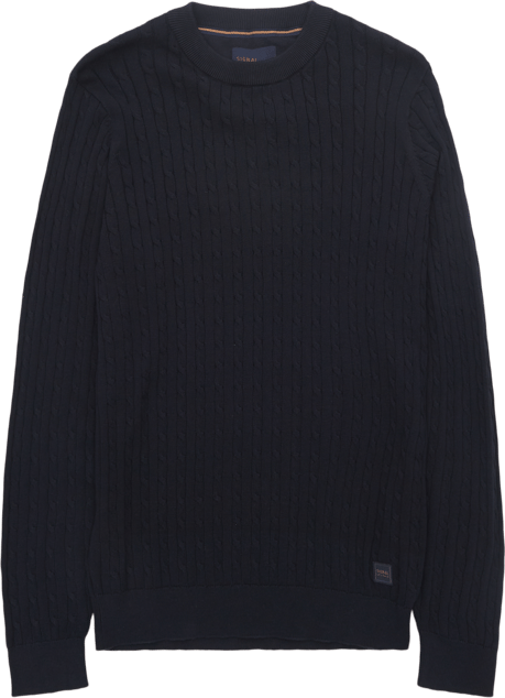 Regular Fit / Cable Strik / Navy