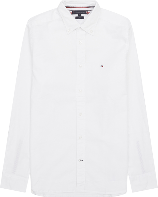 Regular Fit / Flex Oxford Skjorte / Hvid