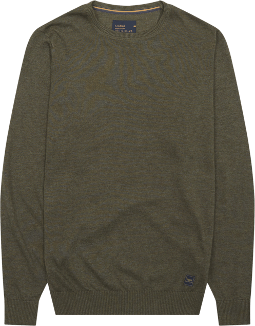 Regular Fit / 12380 Strik / Oliven