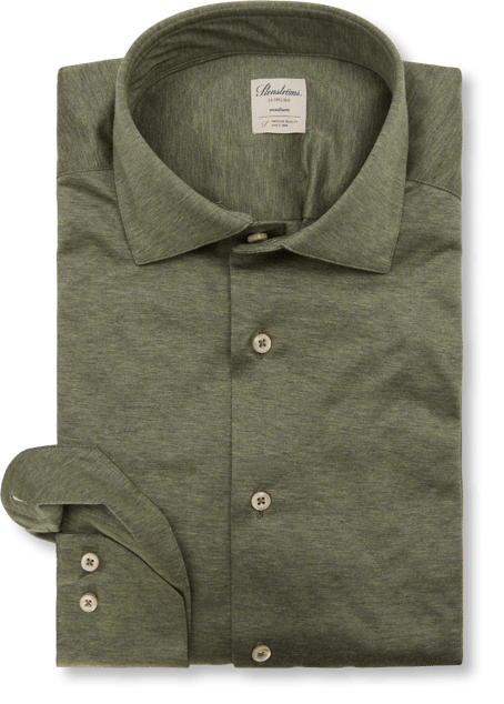 Slim Fit / 8270 Skjorte / GrøN