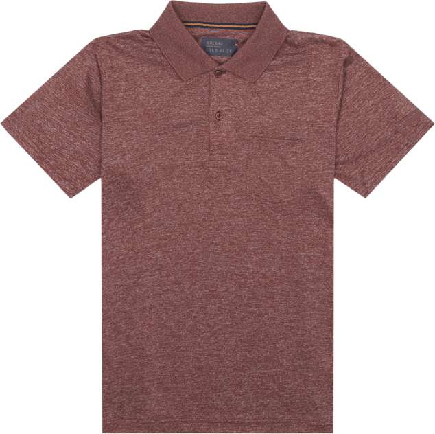 Regular Fit / Thomas Tech Polo T-Shirt / Bordeaux