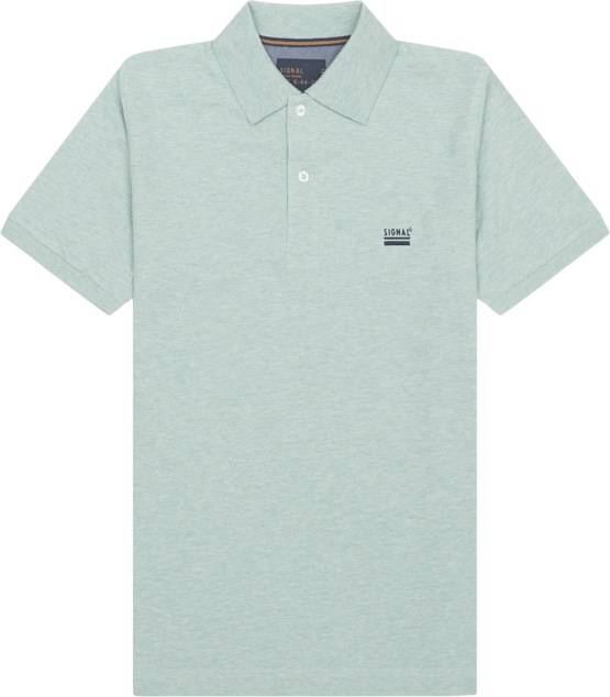 Regular Fit / Polo T-Shirt / Lys GrøN