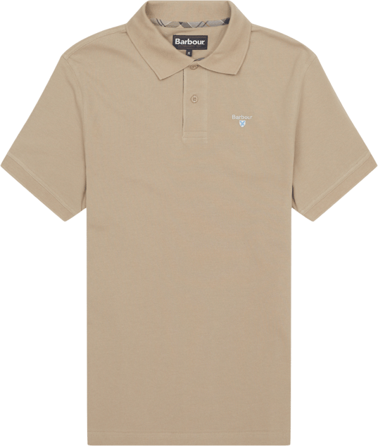 Tailored Fit / Tartan Polo T-Shirt / Sand