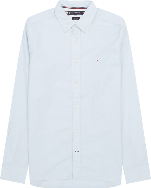 Regular Fit / Flex Oxford Skjorte / Lys Blå