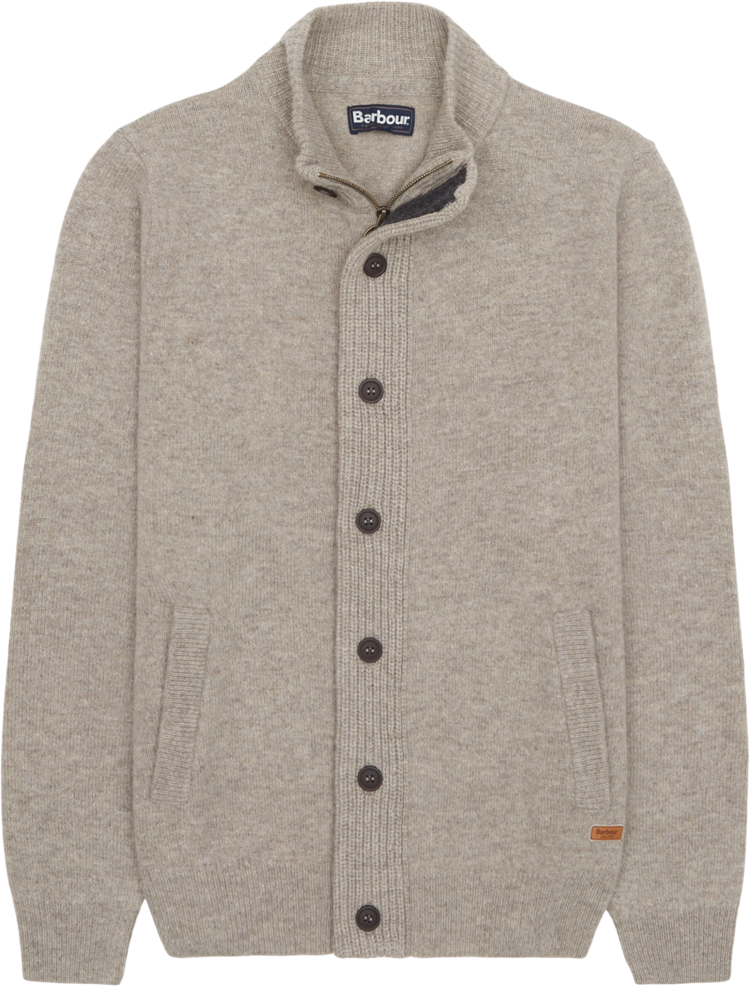 Essential Patch Zip SAND Barbour 617 kr
