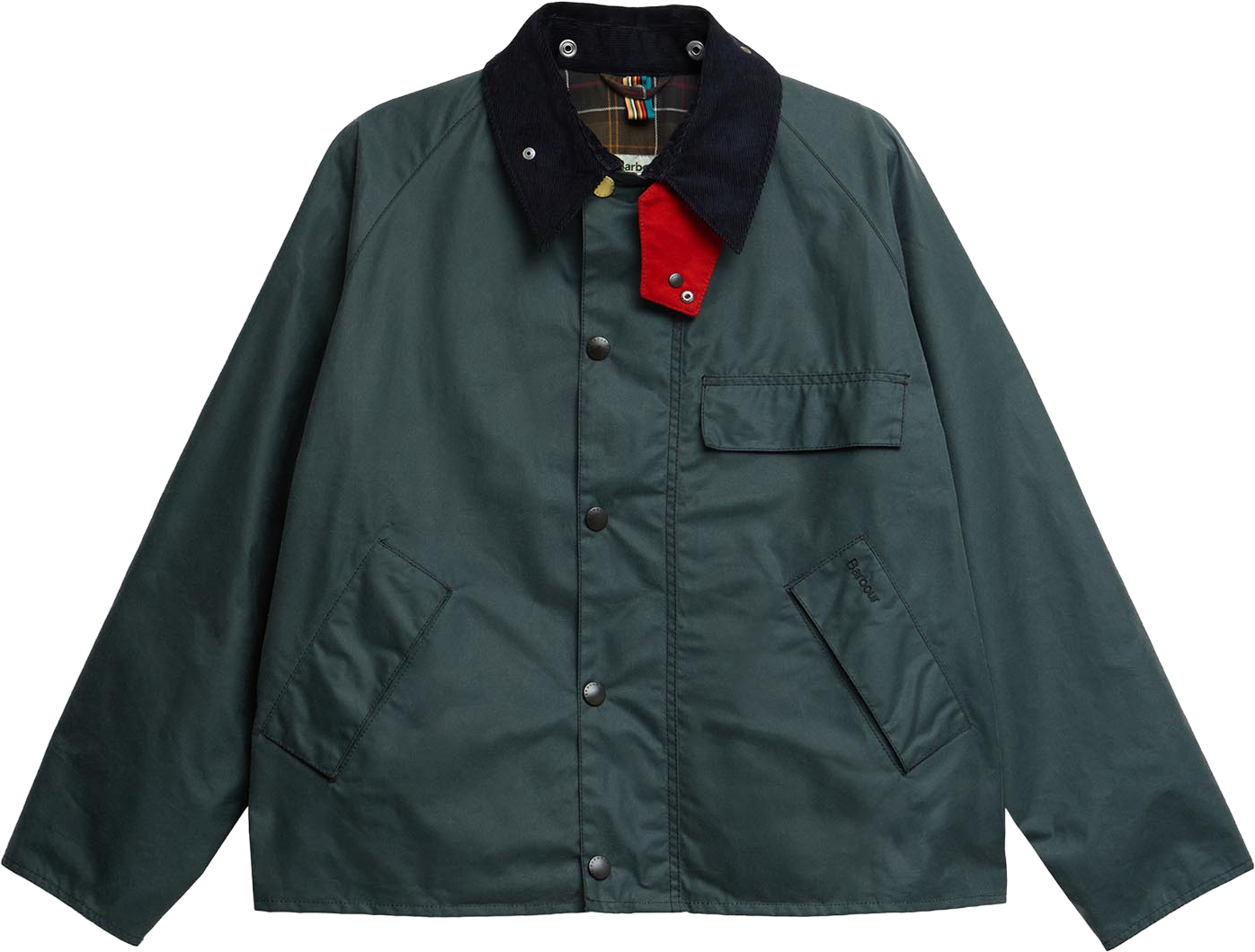 MWX2516GY91 TRANSPORT JACKET P PETROL Barbour
