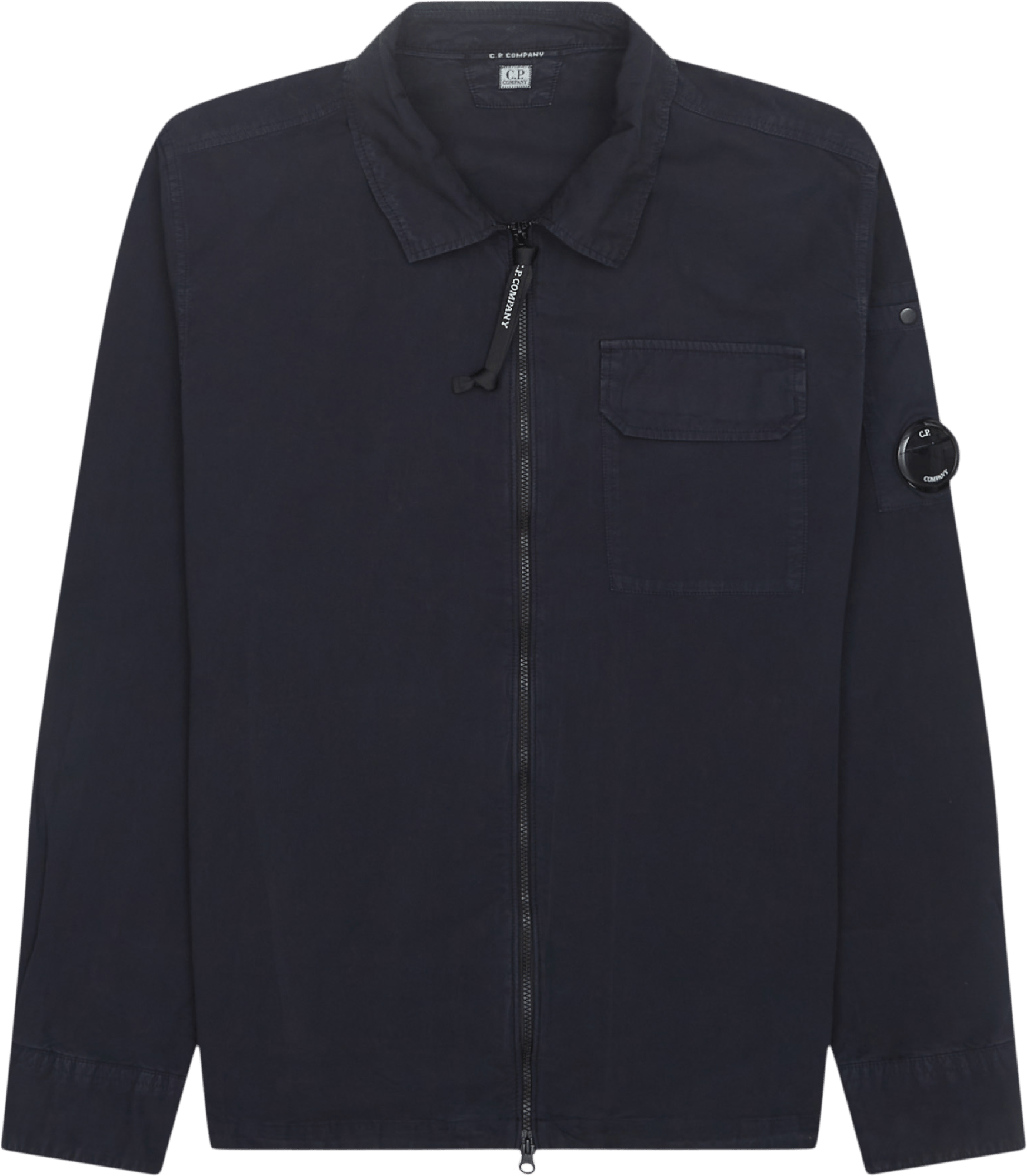 Gabardine Zipped Overshirt