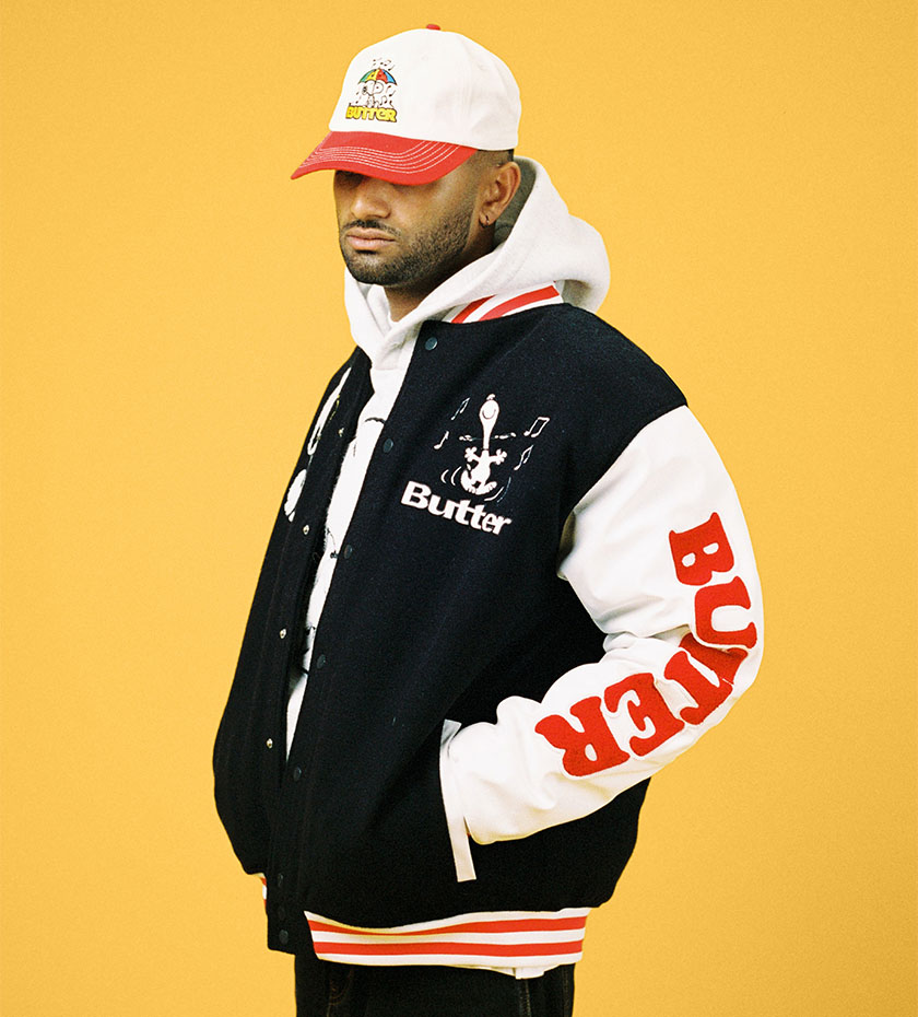 BUTTER GOODS X PEANUTS スタジャン ジャケット XL