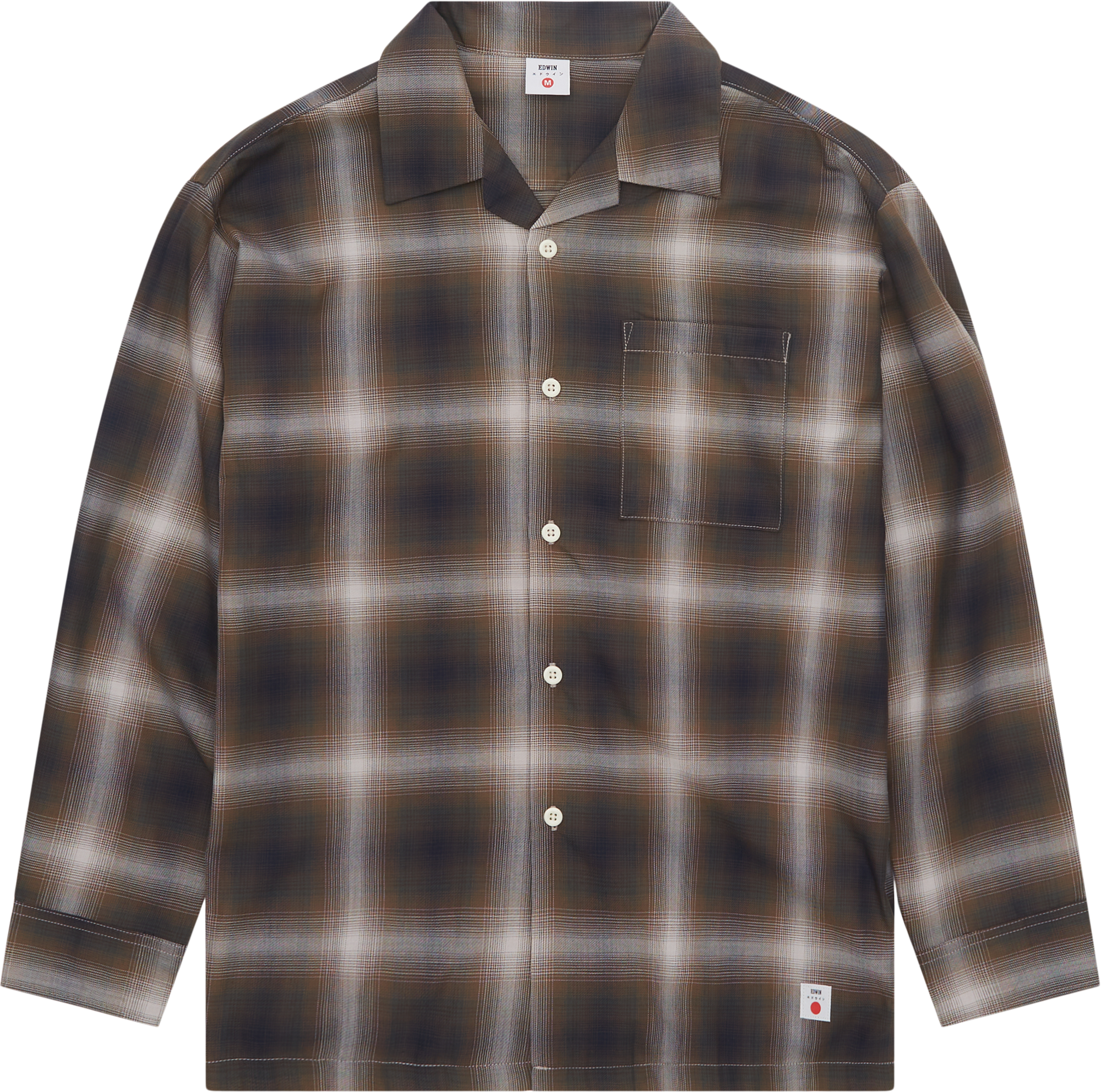 Open Collar Skjorte