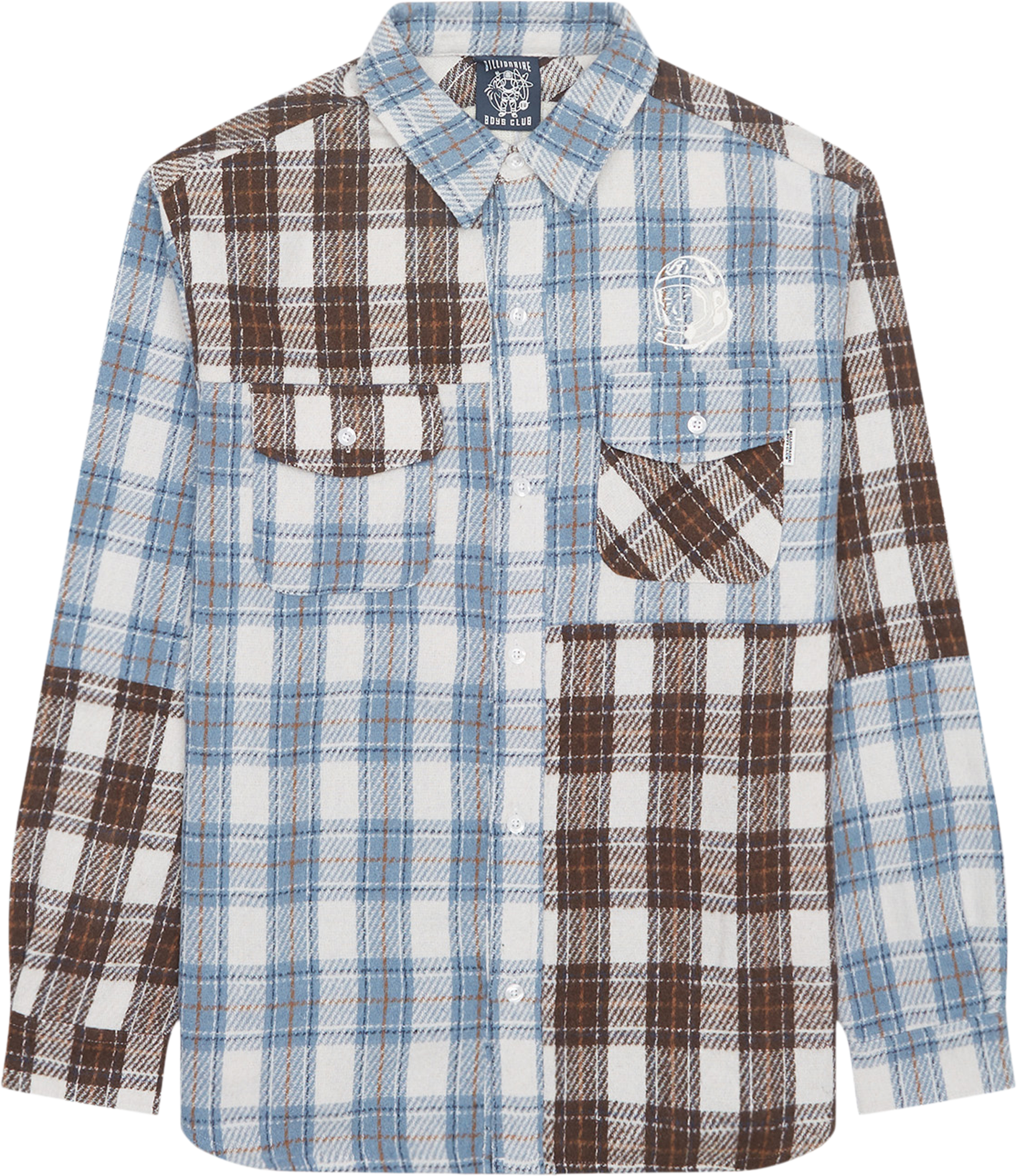 Arch Logo Patchwork Check Skjorte