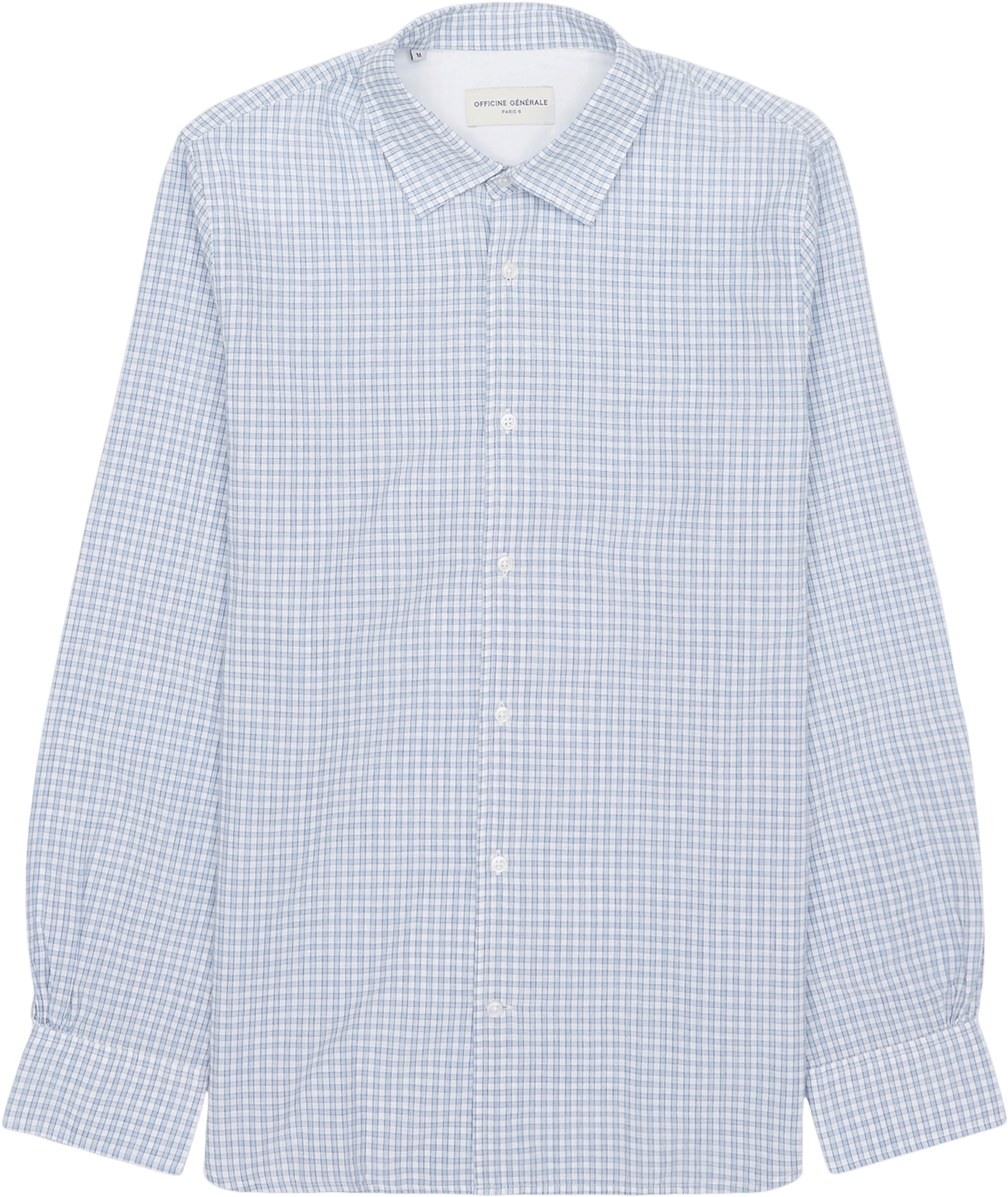 Shirt made from a cotton, lyocell and linen blend with a classic