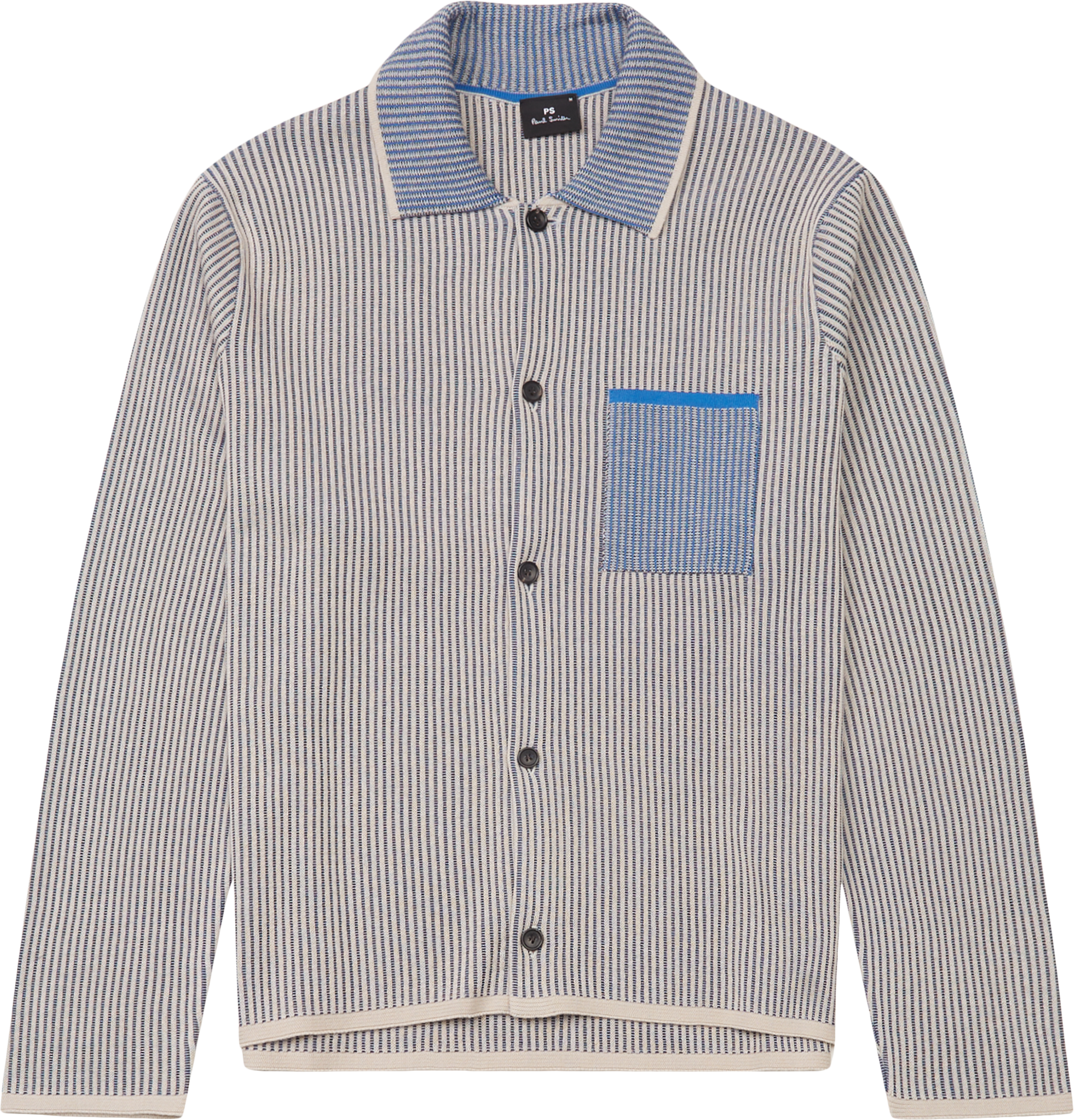 KNITTED SHIRT A046-W22767 SKJO | WHITE | PS Paul Smith | 2.750 kr.