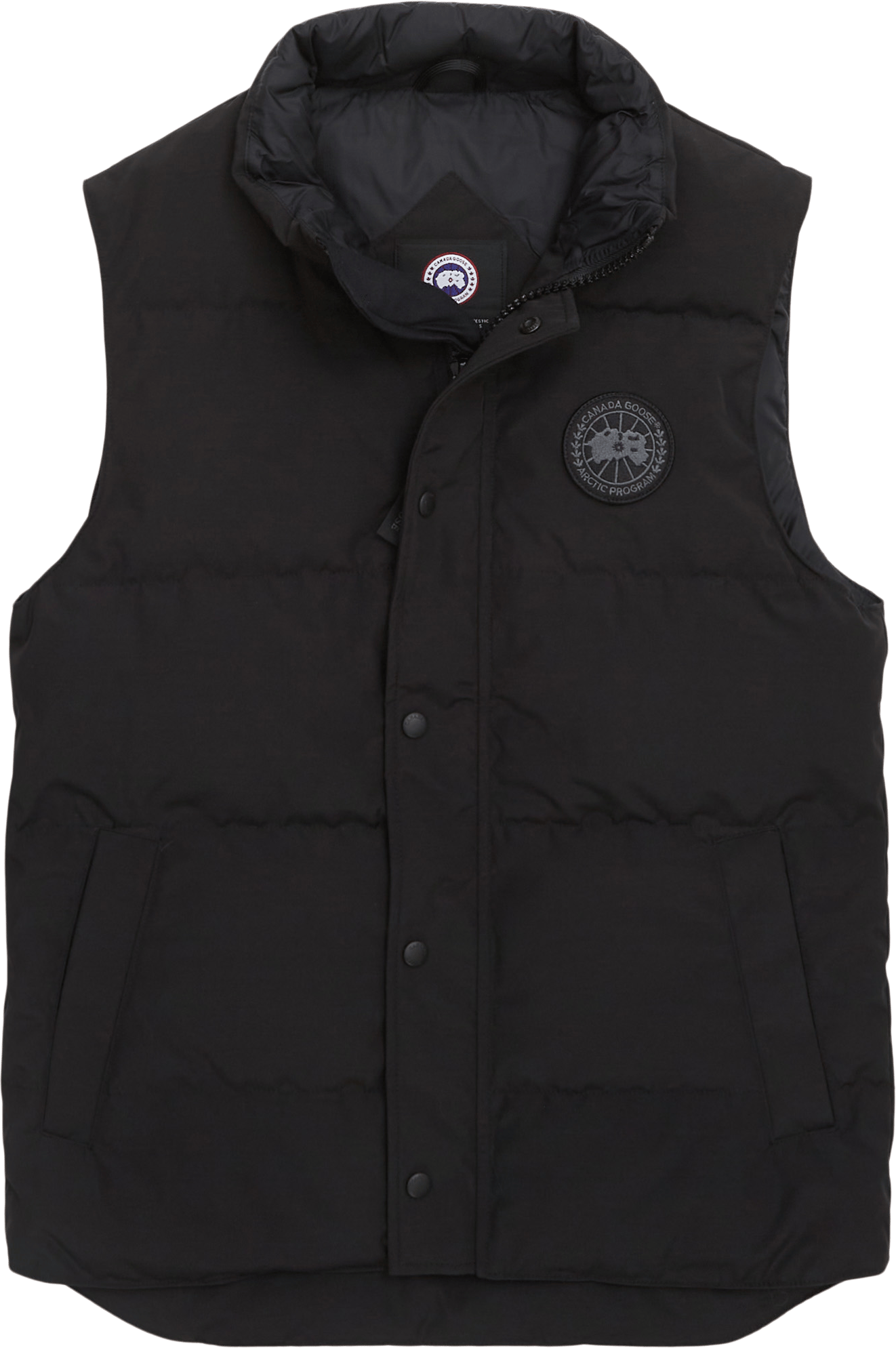 Canada Goose Vest Badge Garson Vest BLACK Canada Goose Black Label 