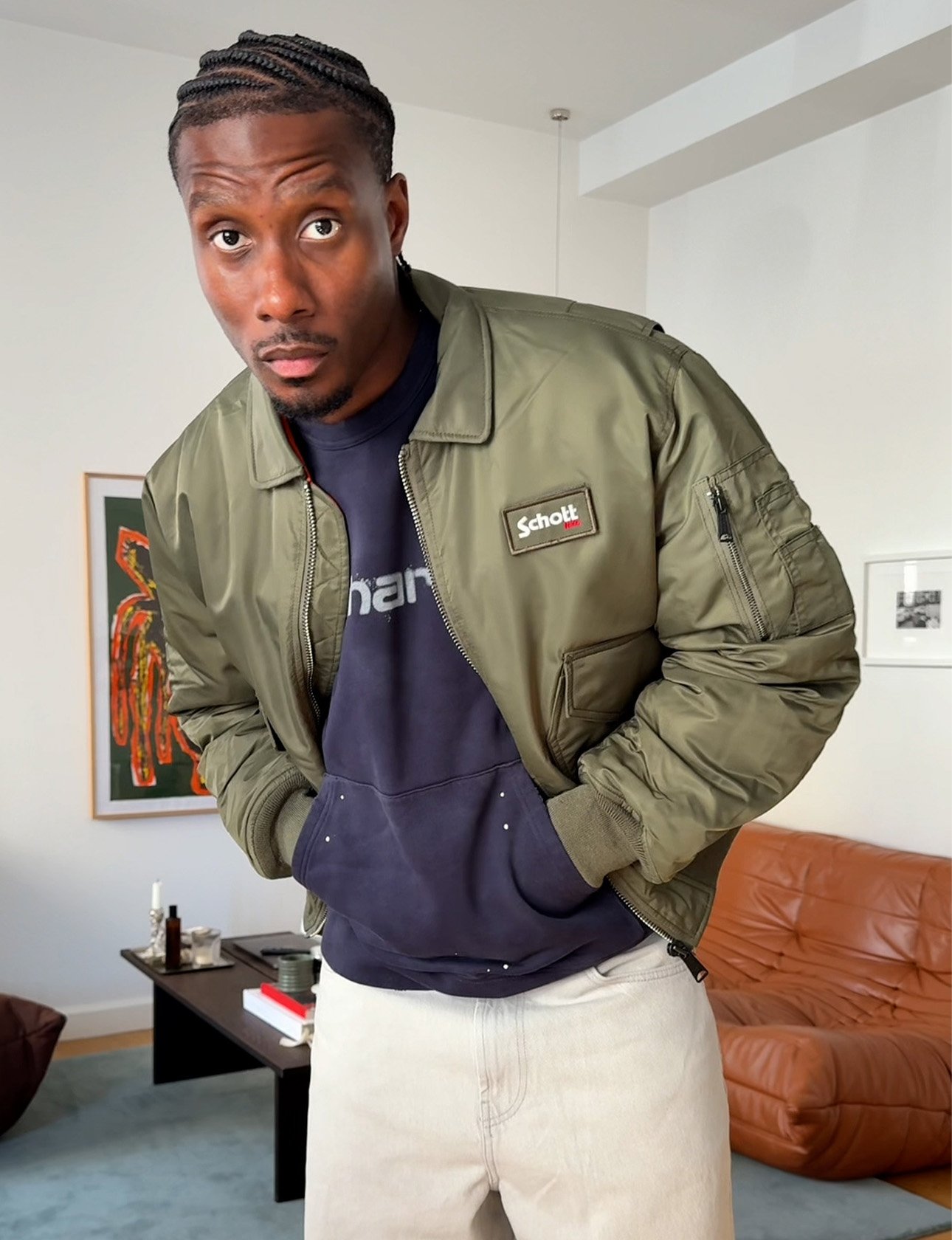 Deavy styler Schott og Carhartt WIP