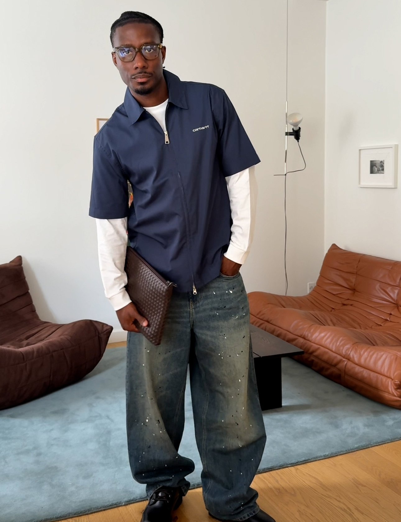 Deavy styles Paint Splatter Jeans