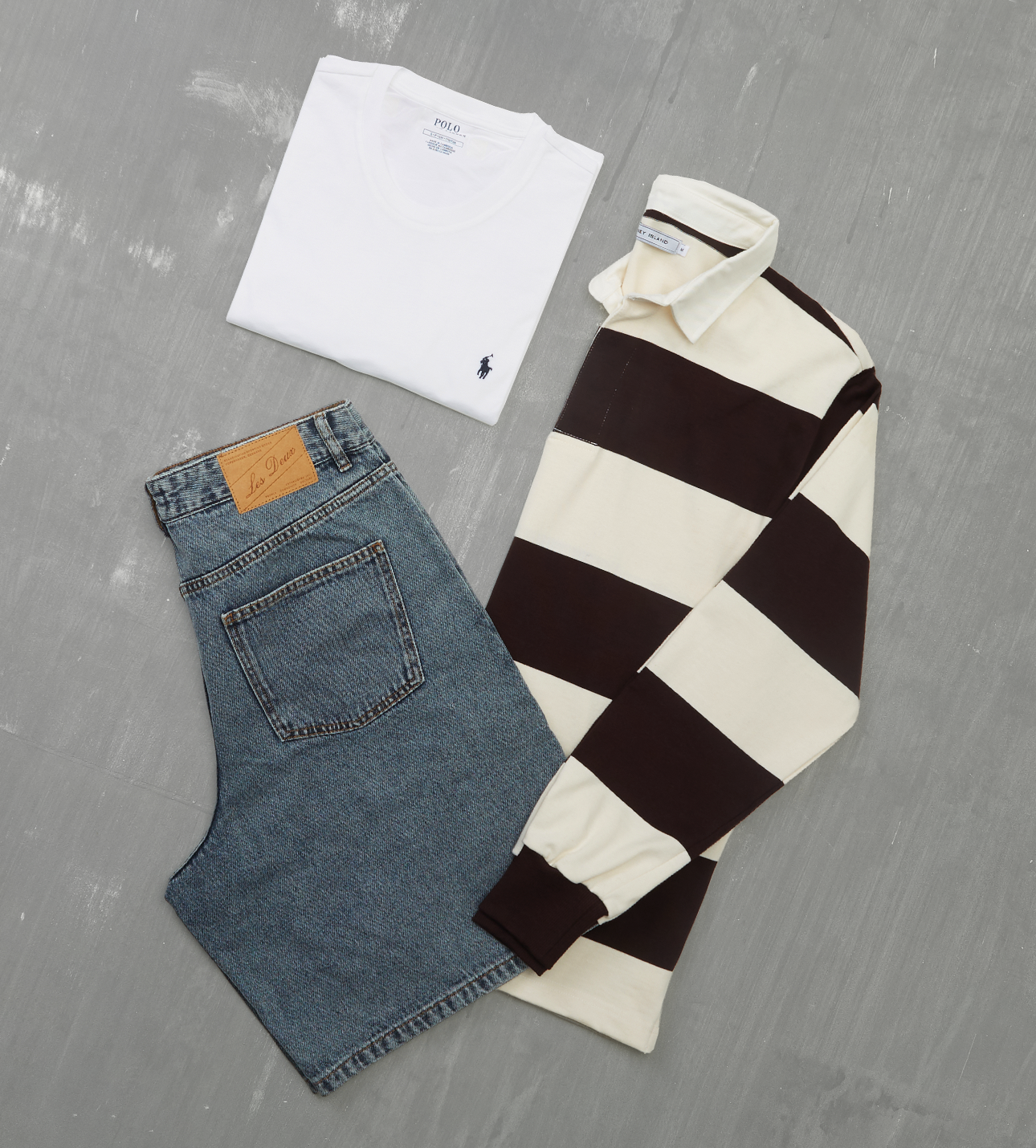 Afslappet sommerlook med striber