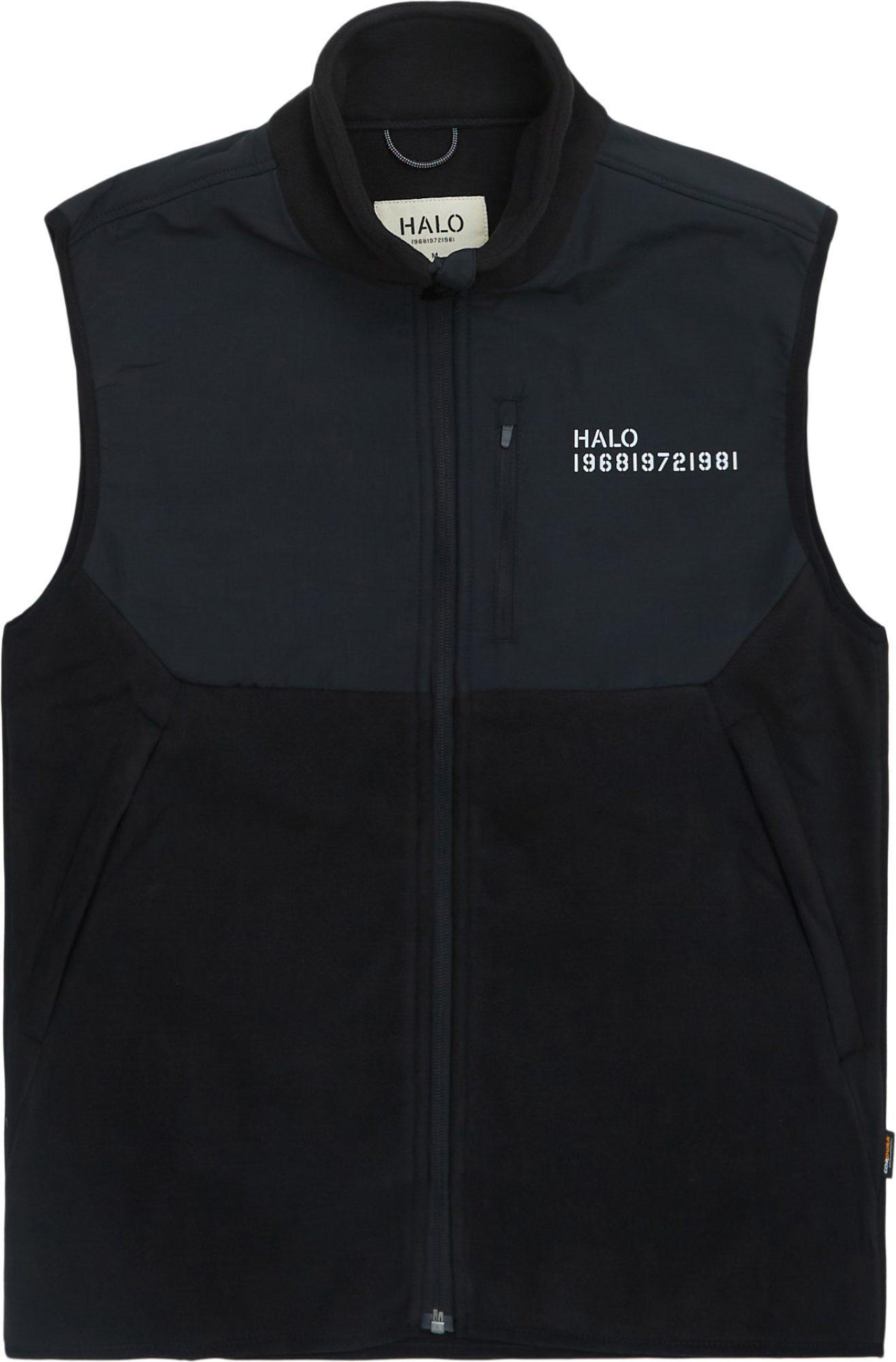 Blocked Fleece Vest | BLACK | HALO | 1.050 kr.