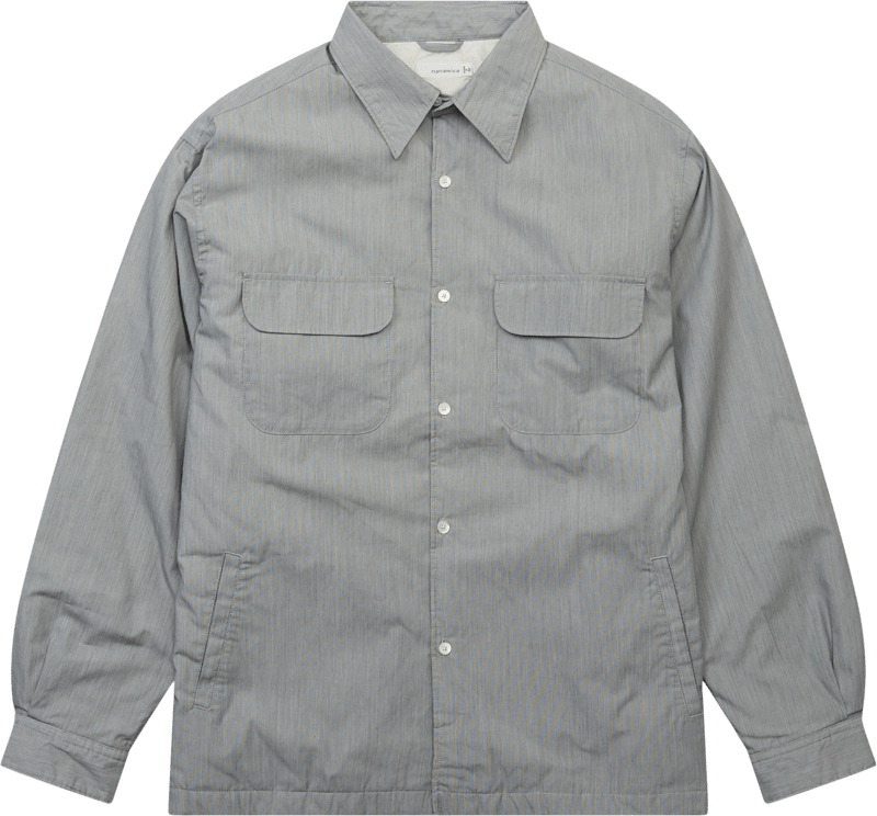 INSULATION SHIRT JACKET | LYS GRÅ | Nanamica | €287