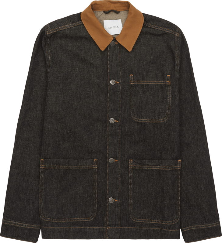 Layton Denim Overshirt | BLACK | Les Deux | €188