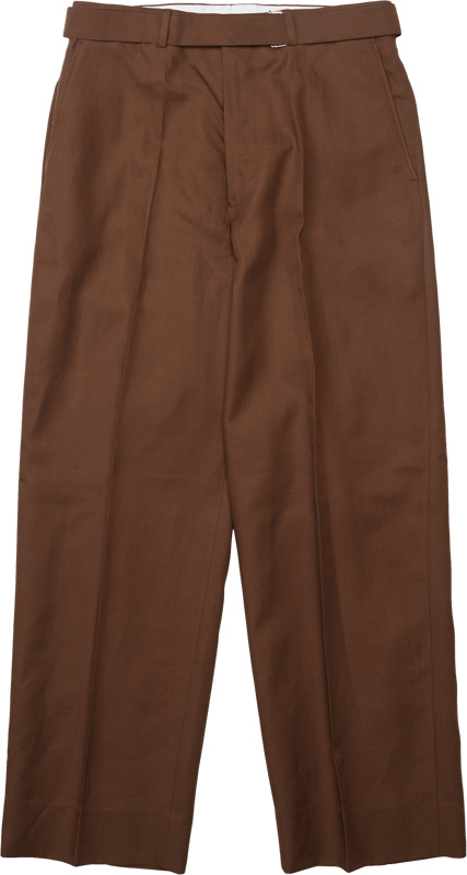 S24FC054E Double Pleated Chino | LYS GRÅ | Nanamica | €282